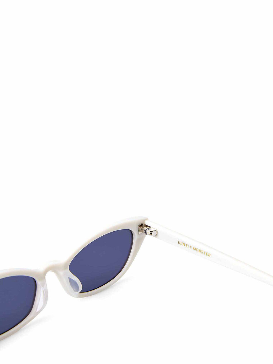 Pesh Cat Eye White Sunglasses