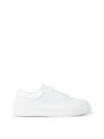 GANNI Logo Patch Classic Sneakers White flgan0250003wht