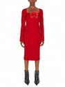 Blumarine Corsage Dress Red flblm0249001col