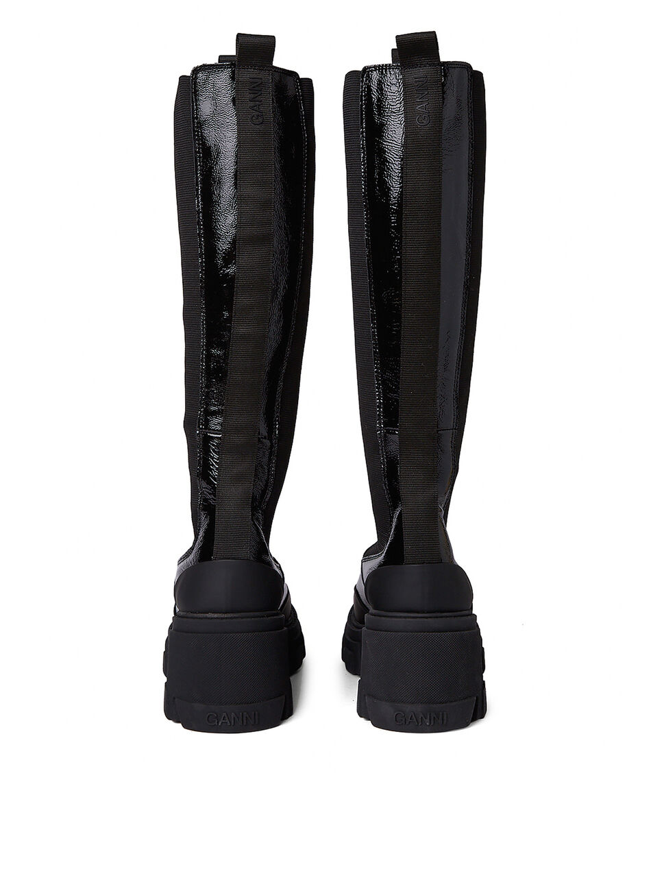 Cleated Heeled Chelsea Boots