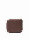 Acne Studios Leather Compact Zip Wallet in Brown Brown flacn0346029brn