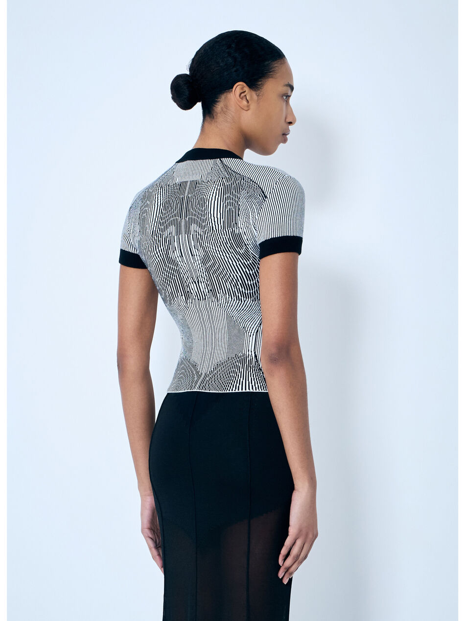 Morphing Pinstripe Top