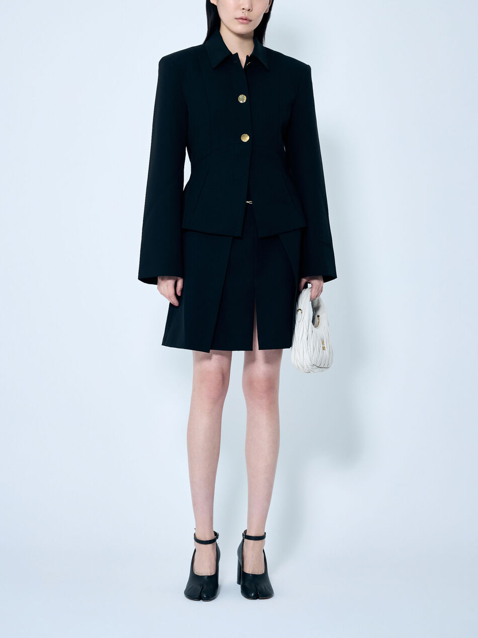 Light Twill Suiting Skirt