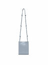Jil Sander Small Tangle Bag in Blue Leather Blue fljil0247042blu