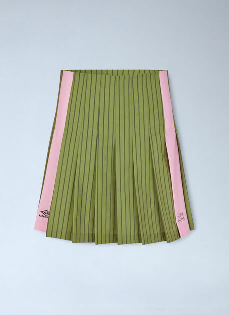 Windbreaker Pleated Skirt