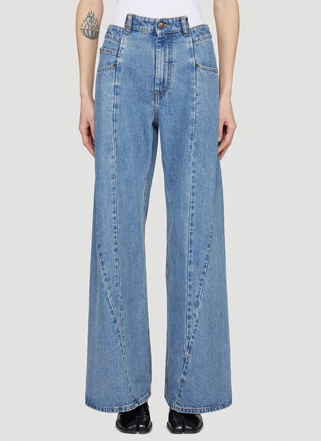 Wide-Leg Jeans
