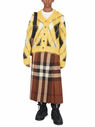 Burberry Winifred Skirt with Tartan Motif Brown flbur0247020brn