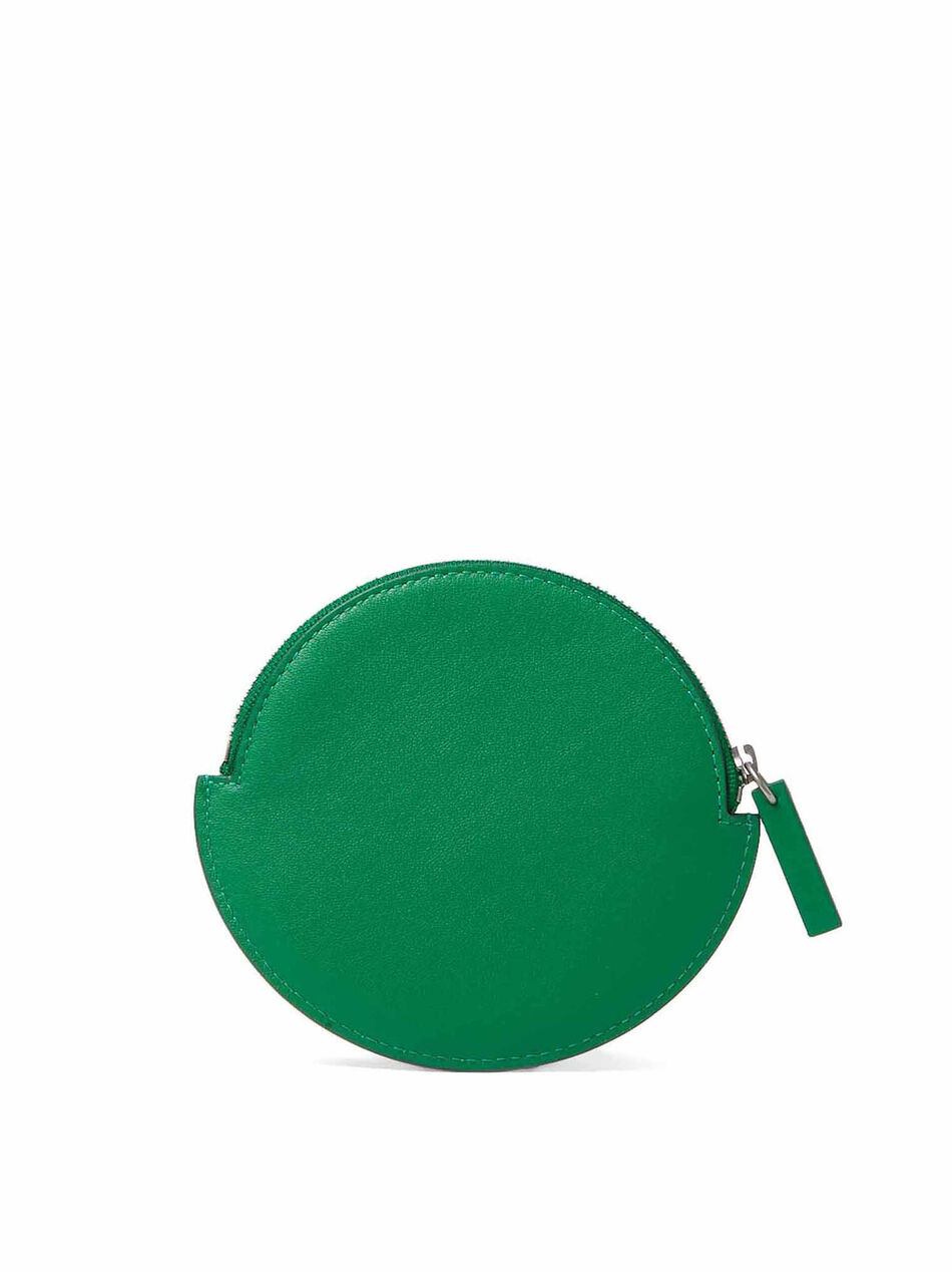 Le Rond Wallet in Green Leather