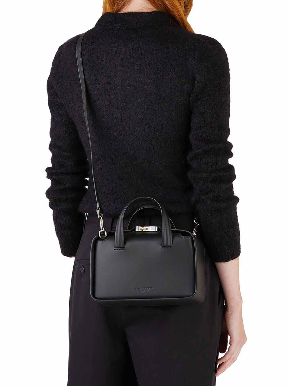 Brie Handbag in Black Leather