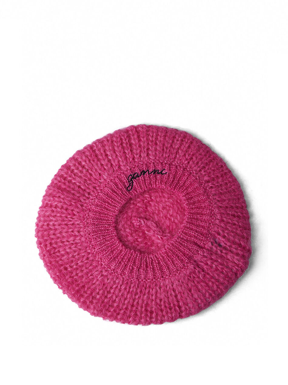 Brushed Knit Beret