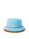 Jacquemus Le Bob Neve Fluffy Bucket Hat in Light Blue Light Blue fljac0150031blu