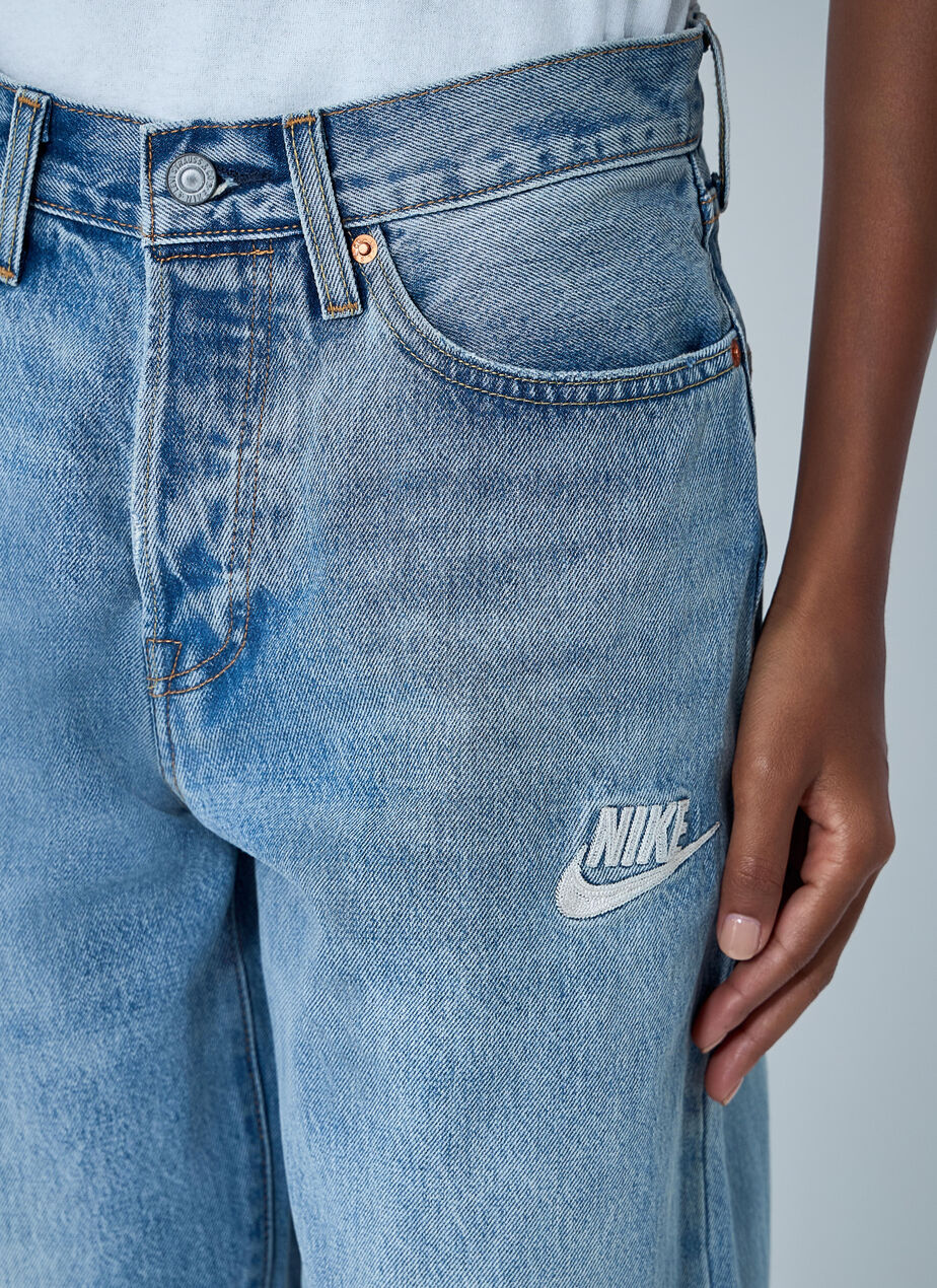 Logo Motif Denim Jeans