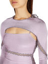 Isa Boulder Spiral Crewneck Sleeves Purple flisa0249010ppl