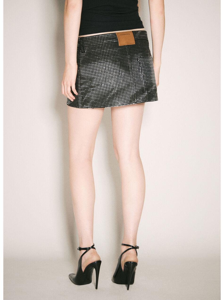 Embellished Mini Skirt