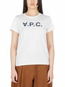 A.P.C. T-Shirt Logo VPC Bianco flapc0248009wht