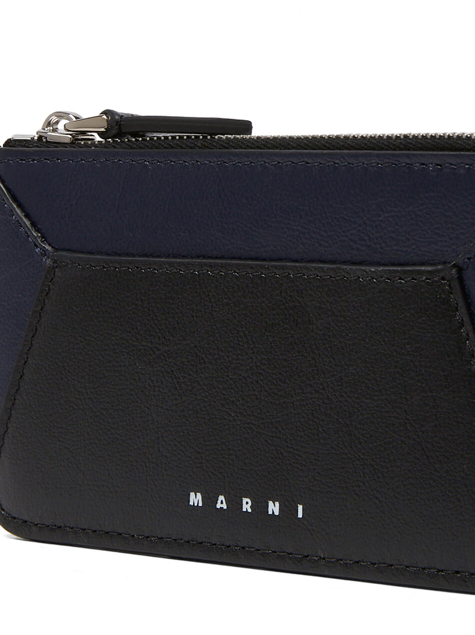 Colour Block Zip-Top Cardholder