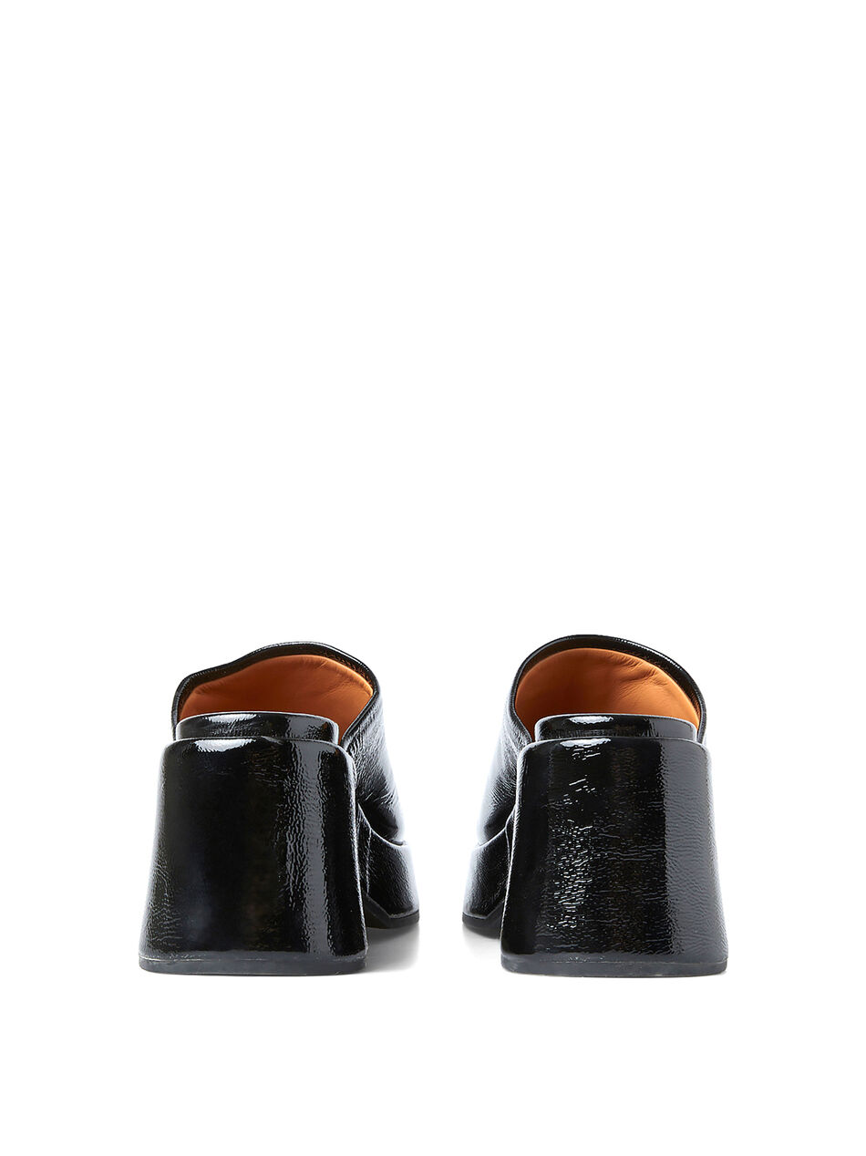 Retro Platform Wedge Mules