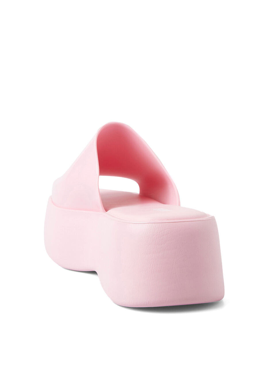 Becky Platform Sandals in Light Pink
