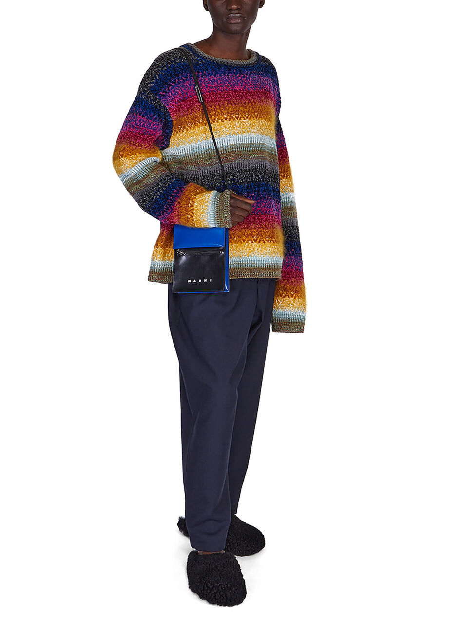 Round Neck Stripe Sweater