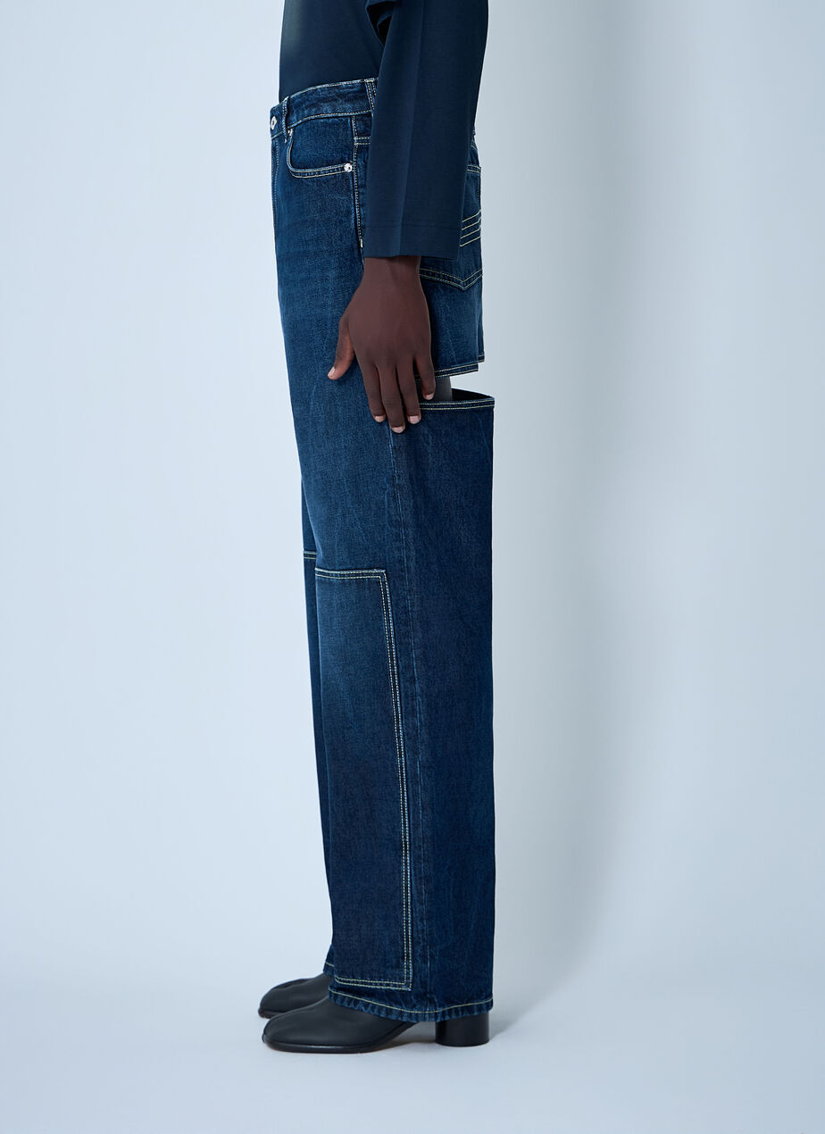 Cut-Out Jeans