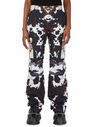 Burberry Roisin Pants with Camouflage Motif Brown flbur0245091brn