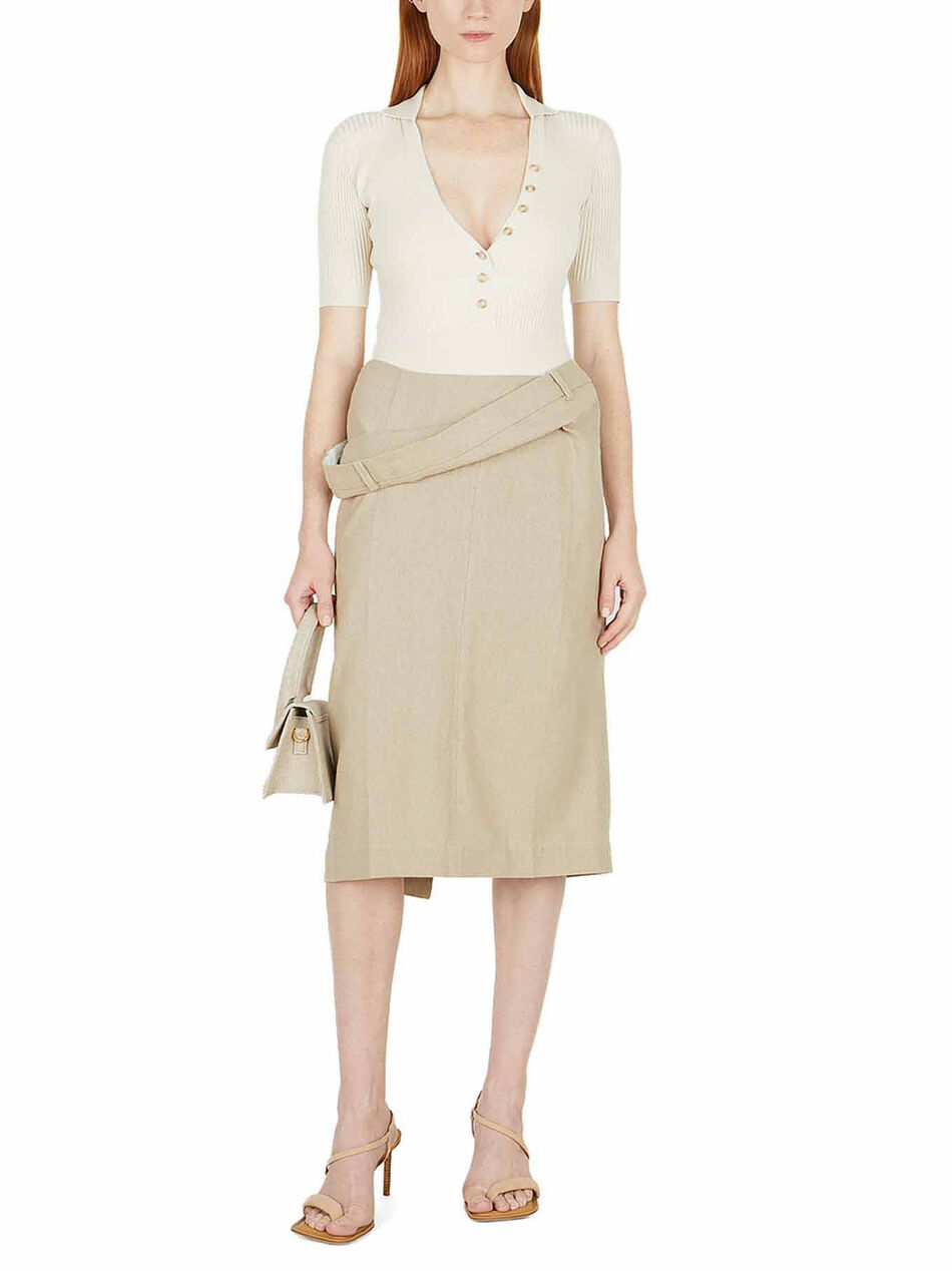 La Jupe Vela Beige Skirt
