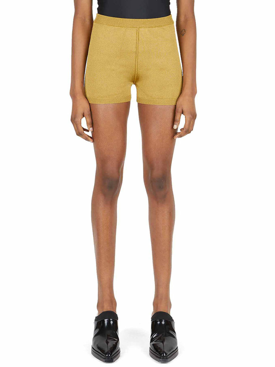 Stretch Shorts in Gold