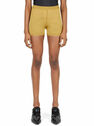 1017 ALYX 9SM Stretch Shorts in Gold Gold flaly0247019gld