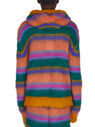 Marni Fuzzy Stripe Hooded Sweater Multicolour flmni0149010yel