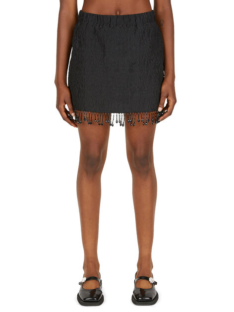 Embellished Jacquard Skirt