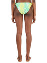GANNI Tie-Dye Print Bikini Slip Green flgan0246008grn