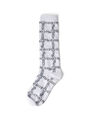 JW Anderson Logo Grid Long Socks White fljwa0351017wht