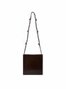 Jil Sander Tangle Medium Brown Leather Bag  fljil0147029brn