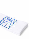 Rassvet White Socks with PACCBET Sunrise Logo White flrsv0148038wht