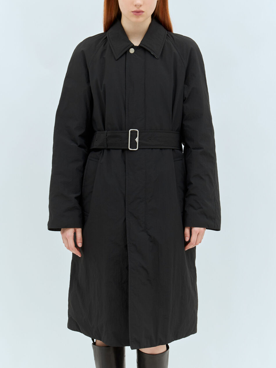 Long Nylon Cotton Padded Car Coat