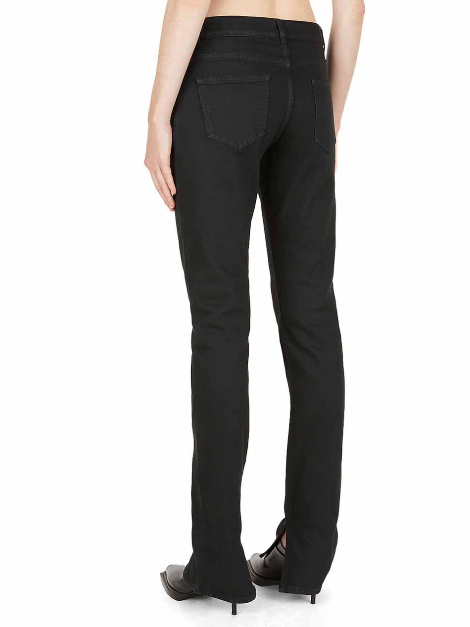 Denim Jeans A Gamba Dritta