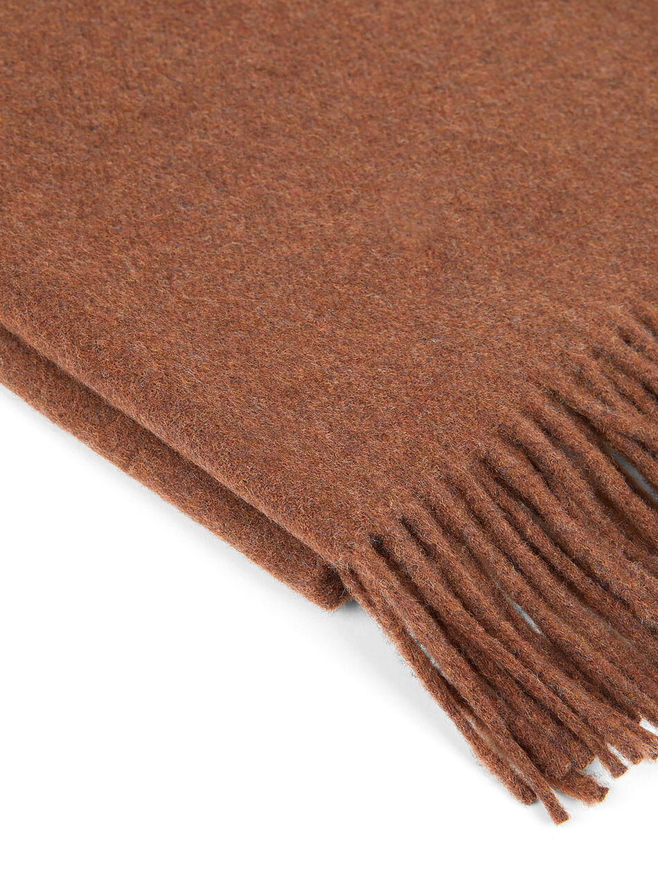 Fringe Scarf in Brown