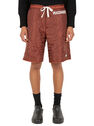 OAMC RE-WORK Peacemaker Quilted Shorts Red flomr0148008col