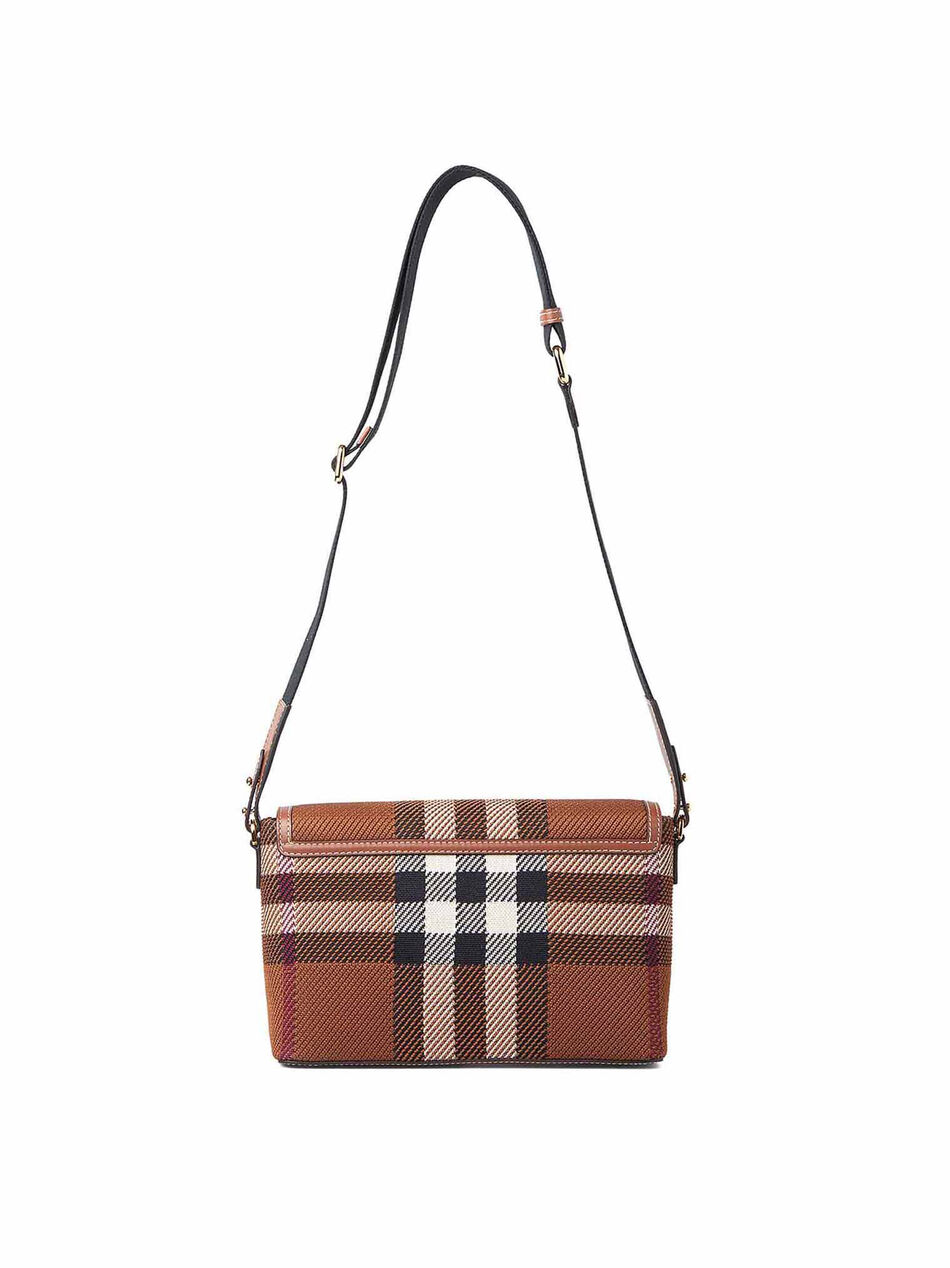 Note Nova Check Motif Shoulder Bag
