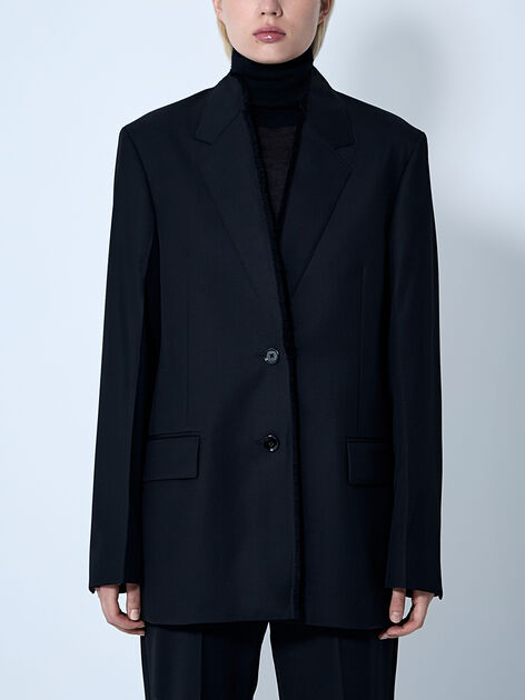 Raw Lapel Jacket