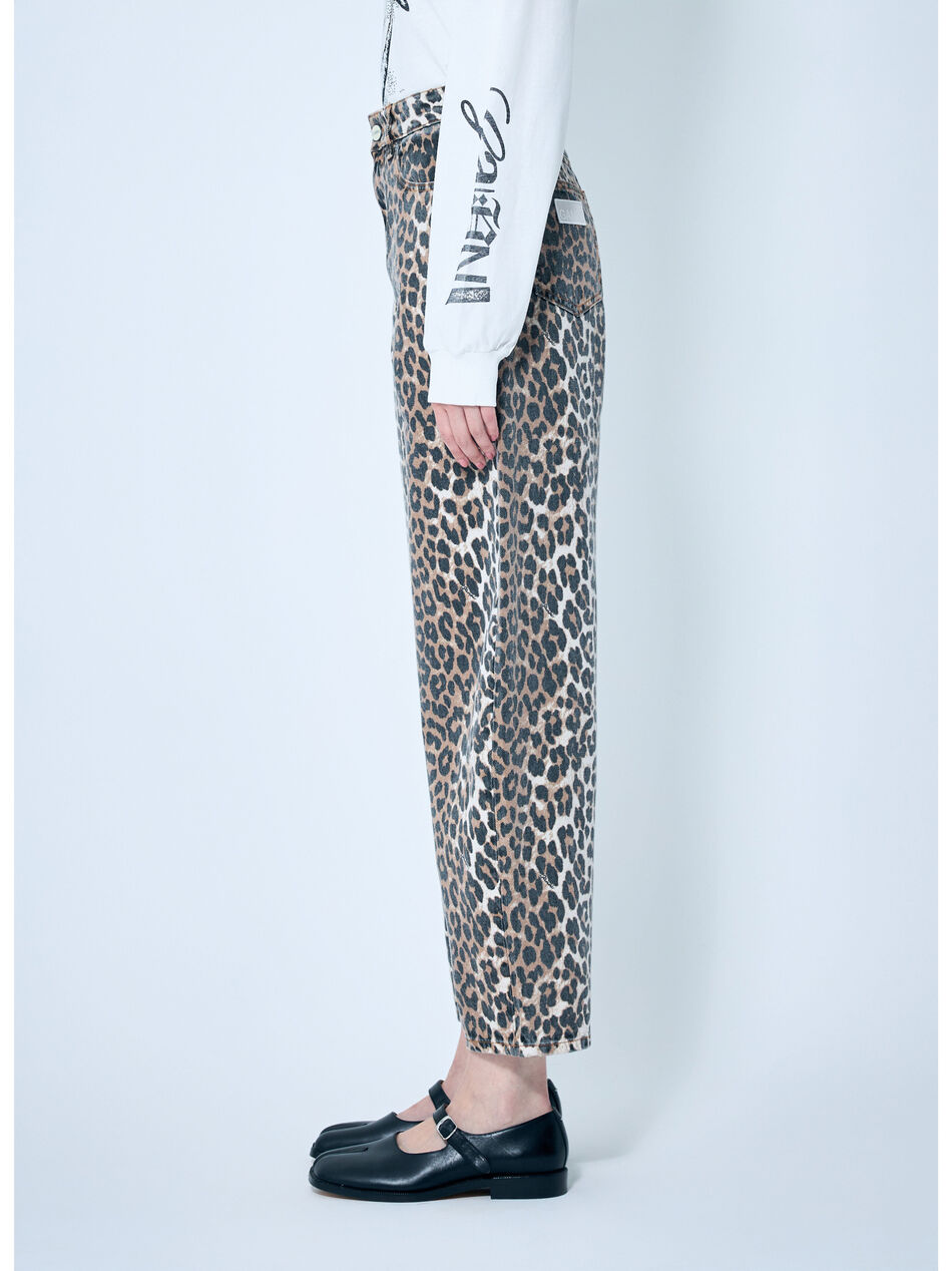 Leopard Stary Jeans