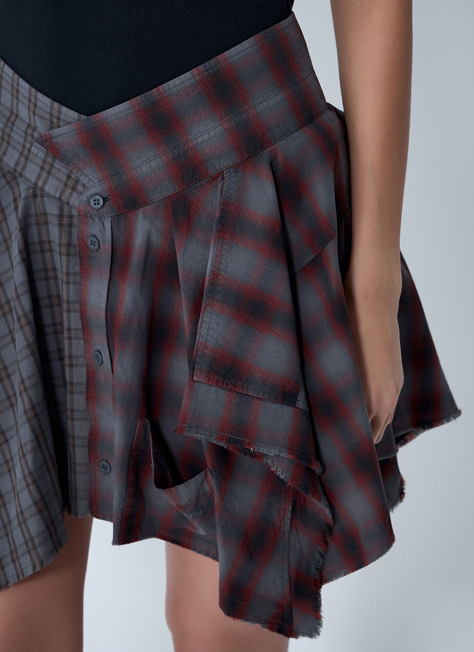 De-Constructed Mini Skirt