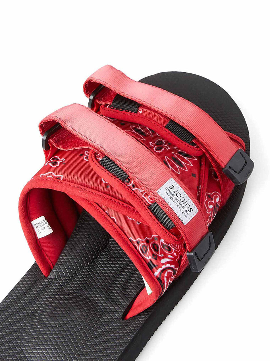 Moto-Cab Bandana Red Sandals