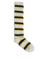 Marni Knee High Stripe Socks White flmni0249023wht