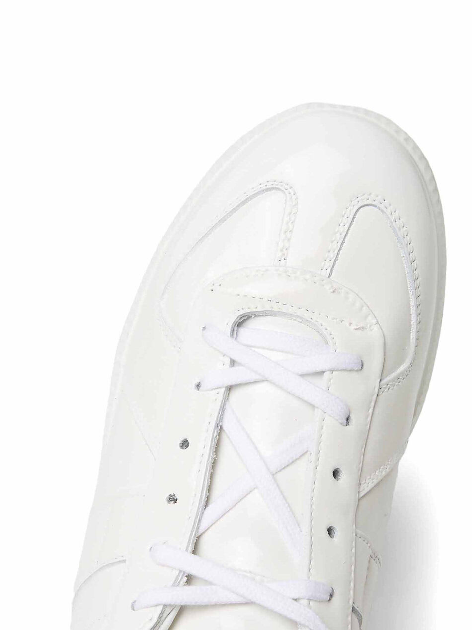 Replica Sneaker in White Leather