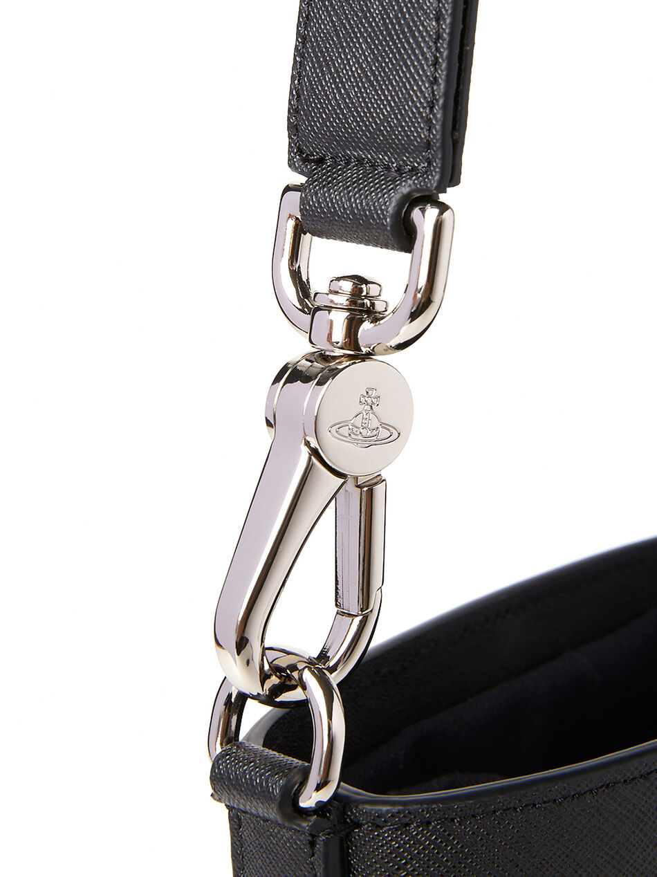 Saffiano Drawstring Crossbody