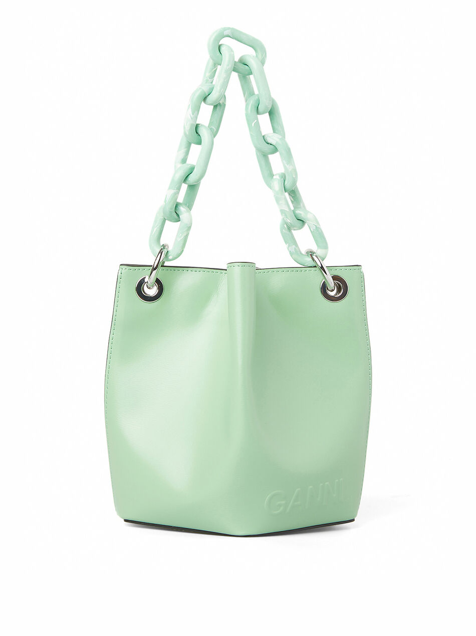 Banner Diamond Small Bucket Bag Peapod