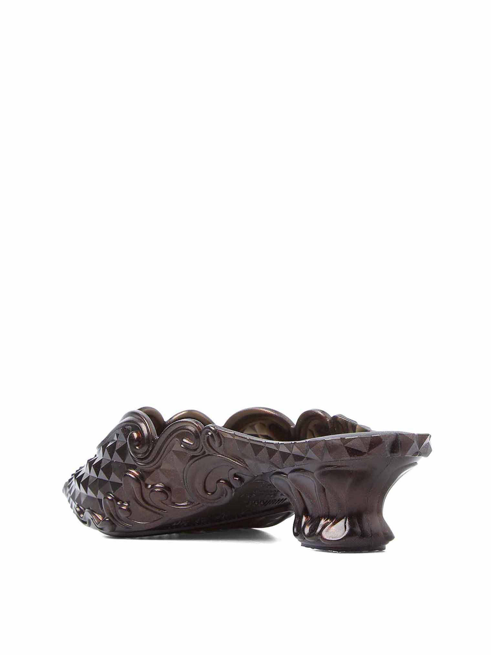melissa y/project ダークブラウン Y/Project x Melissa Brown PVC Mules Shoes | THE FLAMEL®
