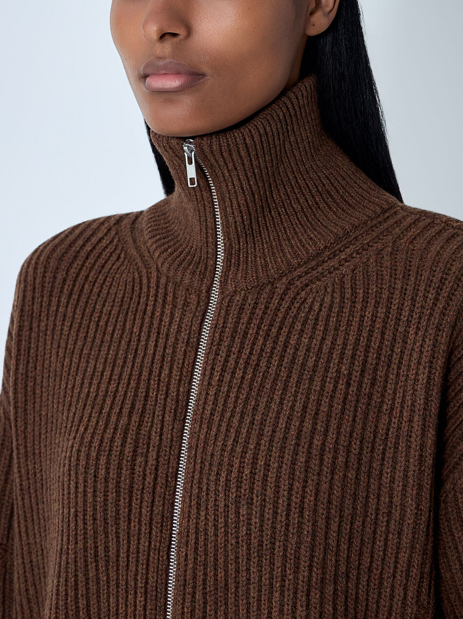 Ribbed Knit Jacket