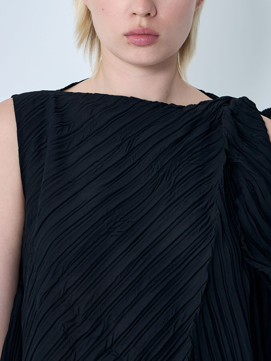 Wrinkled And Twisted Dress